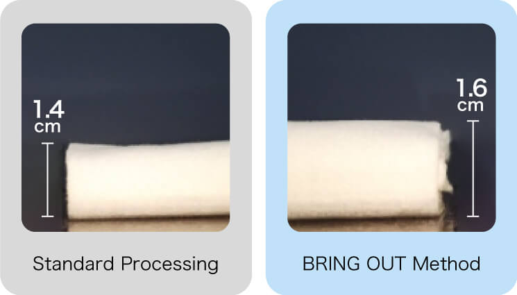 Difference after the process(16 layers)
